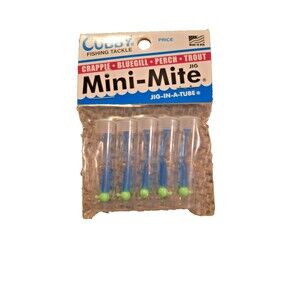 Cubby Mini Mite Fishing Equipment, Blue/Green 1/32